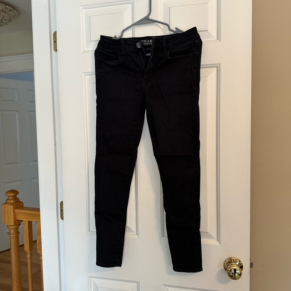 American Eagle Outfitters Black Super Stretch Jeans
